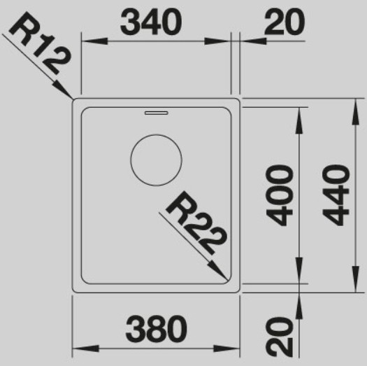Blanco -  Andano 340-IF - Sifon Gider - Paslanmaz Çelik Eviye