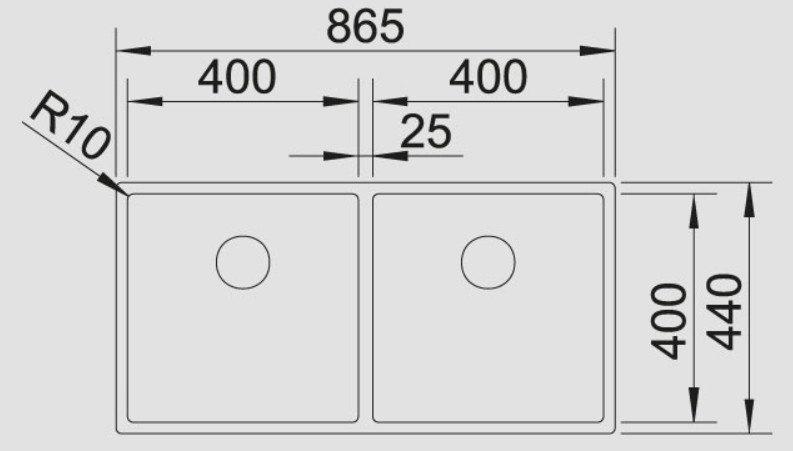 Blanco -  Claron 400/400-IF - Paslanmaz Çelik Eviye
