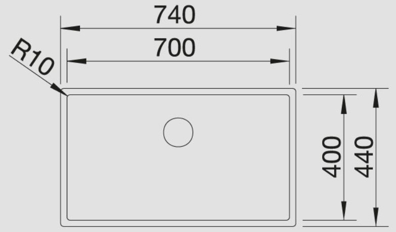 Blanco -  Claron 700-IF - Paslanmaz Çelik Eviye