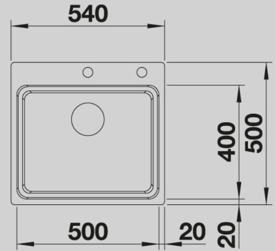 Blanco -  Etagon 500 IF/A - Paslanmaz Çelik Eviye
