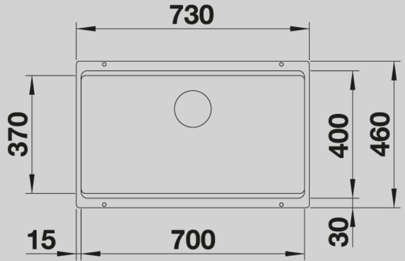 Blanco -  Etagon 700-U - Silgranit Eviye
