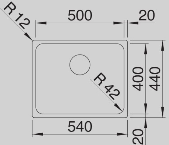 Blanco -  Solis 500-IF - Paslanmaz Çelik Eviye