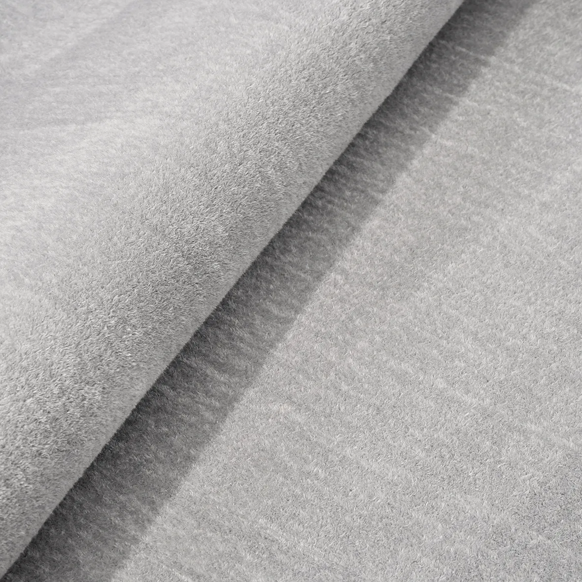 POLY Peluş Halı-Gri- Salon-Mutfak-Antre-Oturma Odası-Yumuşak-Kaymaz Taban-Yıkanabilir–Modern-Uygun Fiyat
