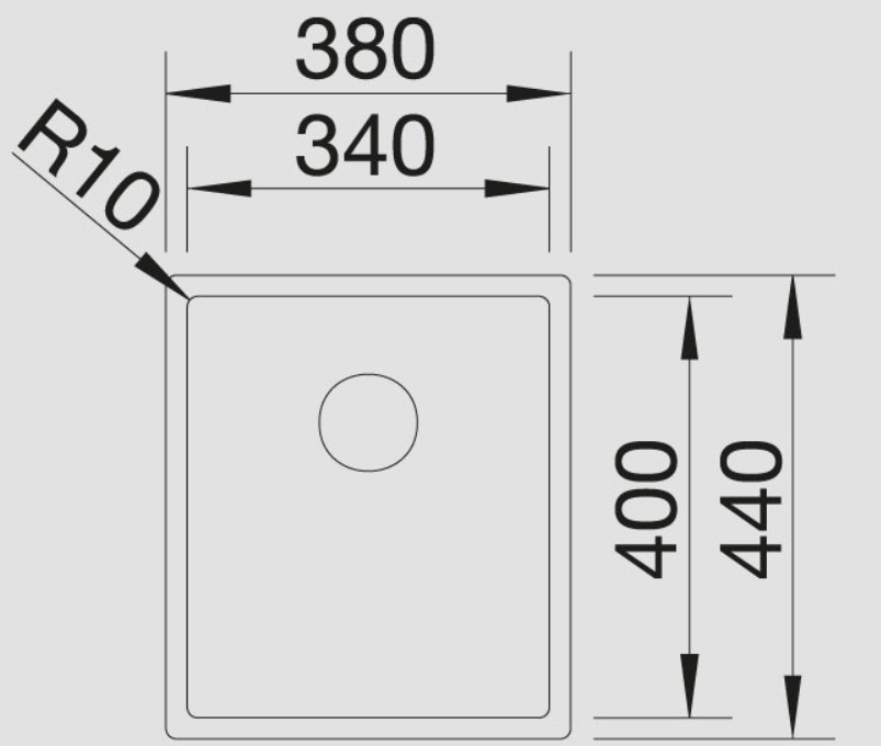 Blanco -  Claron 340 - IF - Paslanmaz Çelik Eviye
