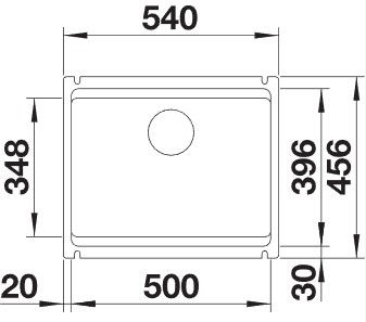 Blanco -  Etagon 500-U - Seramik Eviye