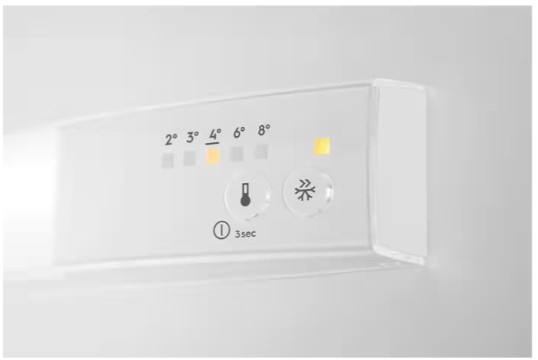 LFB3AE82R - Electrolux - 109 lt.60 cm Tam Ankastre Soğutucu, 93 lt Soğutucu, 16 lt 4* Dondurucu Bölümü, 38 db