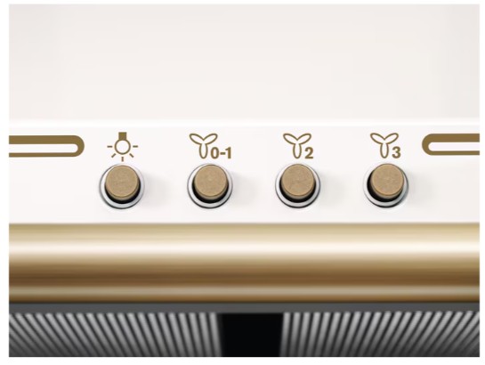 EFC226V - Electrolux - 300 Serisi  420 m³/h 60 cm Duvar Tipi Rococo Krem Rustik Davlumbaz