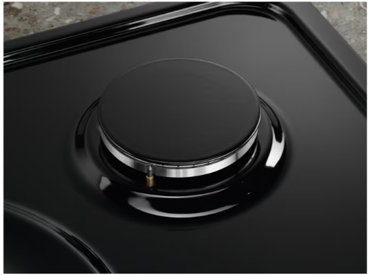 EGH6343ROR - Electrolux - 60 cm Gazlı Döküm Izgaralı WOK Rococo Siyah Emaye Rustik Ankastre Ocak