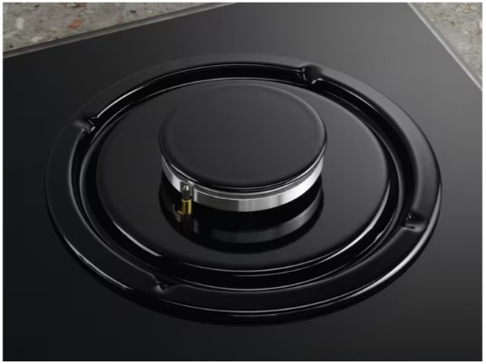 EGH6343ROR - Electrolux - 60 cm Gazlı Döküm Izgaralı WOK Rococo Siyah Emaye Rustik Ankastre Ocak