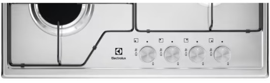 KGS6424SX - Electrolux - 60 cm Gazlı Emaye Izgaralı Inox Ankastre Ocak