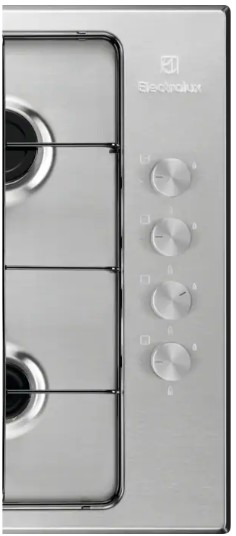 KGS6404SX - Electrolux - 60 cm Gazlı Emaye Izgaralı Inox Ankastre Ocak