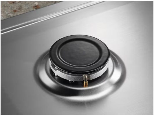 KGS6404SX - Electrolux - 60 cm Gazlı Emaye Izgaralı Inox Ankastre Ocak