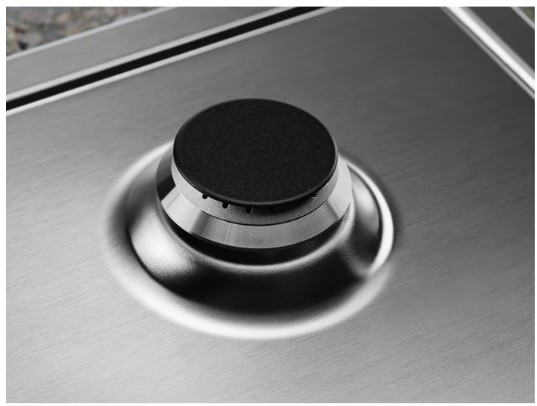 KGS6424SX - Electrolux - 60 cm Gazlı Emaye Izgaralı Inox Ankastre Ocak