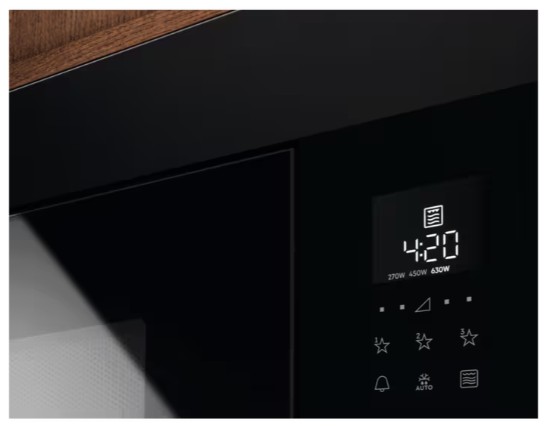 LMF4263TET - Electrolux - 600 Serisi Siyah Mat Izgaralı Ankastre Mikrodalga Fırın