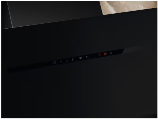 LFV619Z - Electrolux - 700 Serisi Breeze 710 m³/h 90 cm Duvar Tipi Mat Siyah Cam Davlumbaz