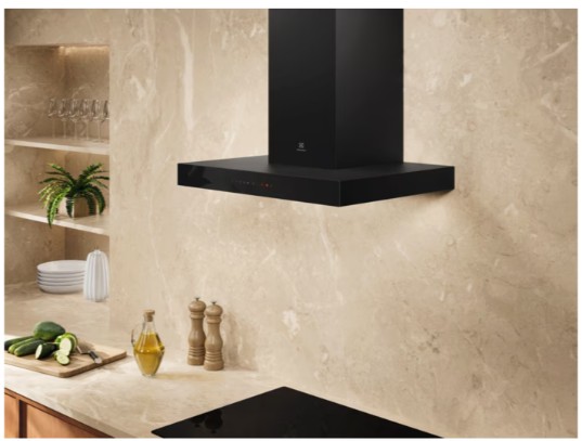 LFT816K - Electrolux - 700 Serisi Breeze 730 m³/h 60 cm Duvar Tipi Mat Siyah T Tasarım Davlumbaz