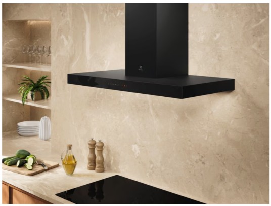 LFT819K - Electrolux - 700 Serisi Breeze 730 m³/h 90 cm Duvar Tipi Mat Siyah T Tasarım Davlumbaz