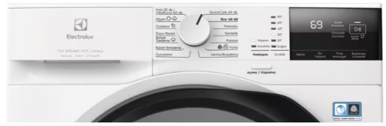EW7W2612T - Electrolux - 700 Serisi SteamCare 10/6 kg 1600 Devir Kurutmalı Çamaşır Makinesi