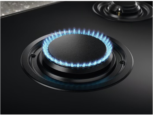 KGG953753K - Electrolux - 800 Serisi FlameLight 90 cm Gazlı Siyah Cam Ankastre Ocak