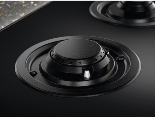 KGG953753K - Electrolux - 800 Serisi FlameLight 90 cm Gazlı Siyah Cam Ankastre Ocak