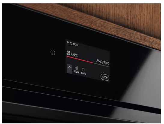 LVL9E2XZ - Electrolux - 900 Serisi CombiQuick® MealAssist Mikrodalgalı Wi- Fi 44 lt Siyah 45 cm Kompakt Ankastre Fırın