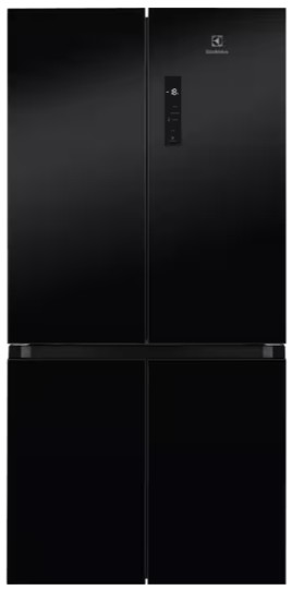 ELT9VE52M0 - Electrolux - 900 Serisi MultiSwitch+ 4 Kapılı 522 lt Net Siyah Cam No Frost Buzdolabı