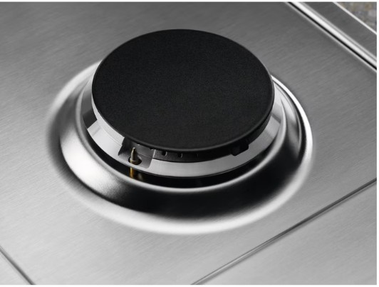 KGS75362XX - Electrolux - EasyClean yüzeyli 75 cm Gazlı Döküm Izgaralı WOK Inox Ankastre Ocak