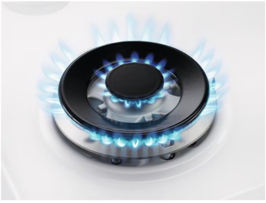 KGG64362W - Electrolux - StepPower 60 cm Gazlı Döküm Izgaralı WOK Beyaz Cam Ankastre Ocak