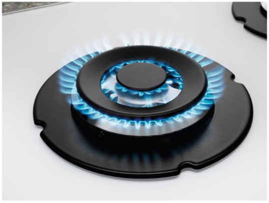 KGG64362W - Electrolux - StepPower 60 cm Gazlı Döküm Izgaralı WOK Beyaz Cam Ankastre Ocak