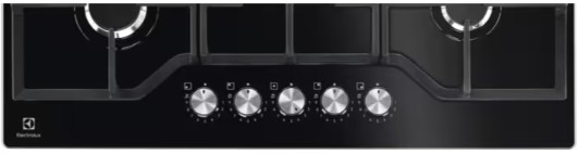 KGG75362K - Electrolux - StepPower 75 cm Gazlı Döküm Izgaralı WOK Siyah Cam Ankastre Ocak